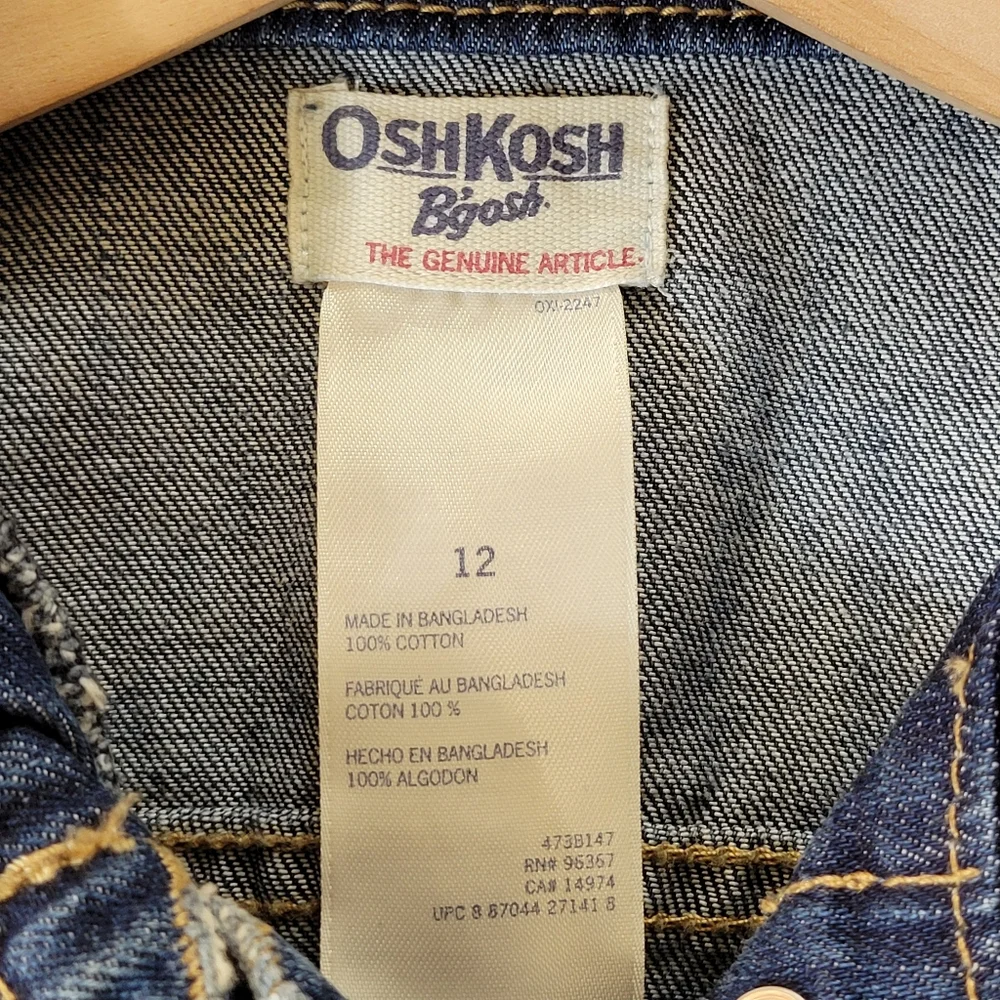 OshKosh B'gosh Girls Classic Jean Jacket